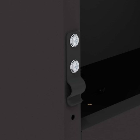 VidaXL Karma dla Królików Czarny 64.5 x 25.5 x 45.5 cm