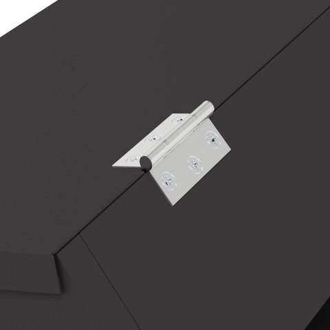 VidaXL Karma dla Królików Czarny 64.5 x 25.5 x 45.5 cm