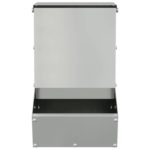 VidaXL Karma dla Królików Srebrny 17,5 x 26 x 28,5 cm