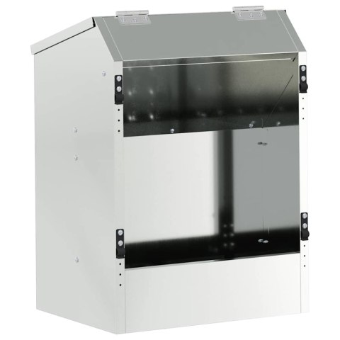 VidaXL Karma dla Królików Srebrny 64.5 x 25.5 x 45.5 cm