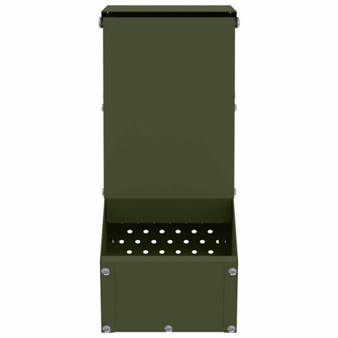 VidaXL Karma dla Królików Zielony oliwkowy 12,5 x 26 x 28,5 cm