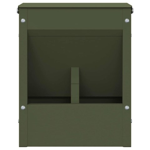 VidaXL Karma dla Królików Zielony oliwkowy 20 x 12,5 x 25 cm