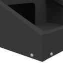 KARMNIK DLA JELENI CZARNY 28X30X80CM STAL ZIMNOWALCOWANA