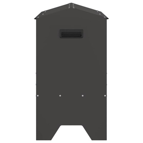 KORYTO DO KARMIENIA BYDŁA CZARNY 79X35X62CM