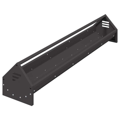 KORYTO DO KARMIENIA KURCZAKÓW CZARNY 108X20,5X20CM