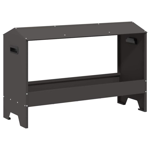 KORYTO DO KARMIENIA KURCZAKÓW CZARNY 81X32X53,5CM