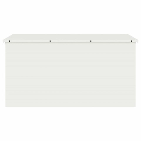 VidaXL Skrzynia do przechowywania na zewnątrz Biały 100 x 50,5 x 50 cm