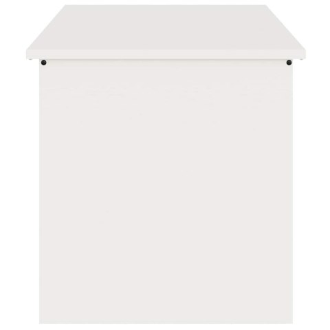 VidaXL Skrzynia do przechowywania na zewnątrz Biały 100 x 50,5 x 50 cm