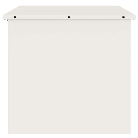 VidaXL Skrzynia do przechowywania na zewnątrz Biały 55 x 50,5 x 50 cm