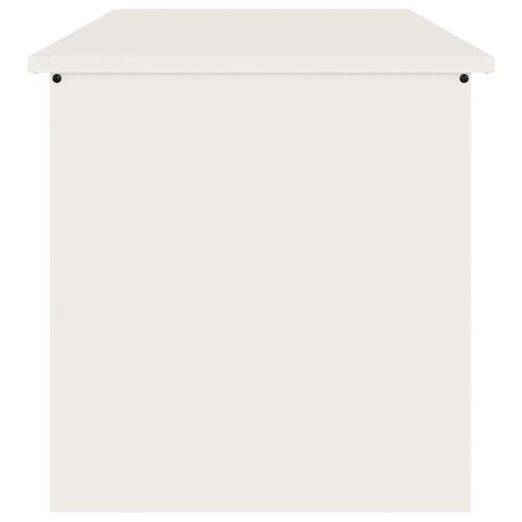 VidaXL Skrzynia do przechowywania na zewnątrz Biały 80 x 50,5 x 50 cm