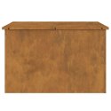 VidaXL Skrzynia do przechowywania na zewnątrz Rdzawy 80 x 50,5 x 50 cm