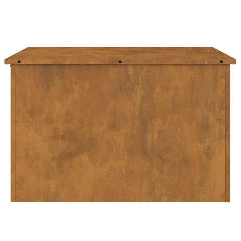 VidaXL Skrzynia do przechowywania na zewnątrz Rdzawy 80 x 50,5 x 50 cm