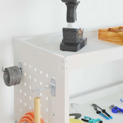 WÓZEK NARZĘDZIOWY BIAŁY 75X35X73CM STAL ZIMNO WALCOWANA