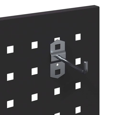 WÓZEK NARZĘDZIOWY CZARNY 65X35X111CM STAL ZIMNO WALCOWANA