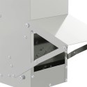 VidaXL Karmnik dla kur Srebrny 13 x 12 x 51 cm Stal Galwanizowana
