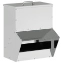 VidaXL Karmnik dla kur Srebrny 20 x 25 x 35 cm Stal Galwanizowana