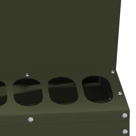 KARMNIK DLA KUR ZIELONY OLIWKOWY 30X30X39CM