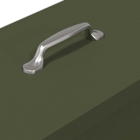 VidaXL Karmnik dla kur Zielony oliwkowy 41,5 x 20,5 x 33 cm