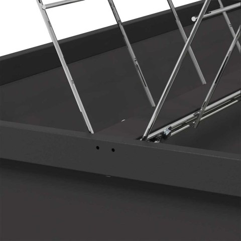 VidaXL Karmnik dla zwierząt gospodarskich Czarny 100 x 60 x 90 cm