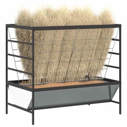 KARMNIK DLA ZWIERZĄT GOSPODARSKICH SREBRNY 100X60X90CM