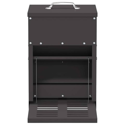 KARMNIK DLA KUR NA PEDAŁY CZARNY 25X42X40CM