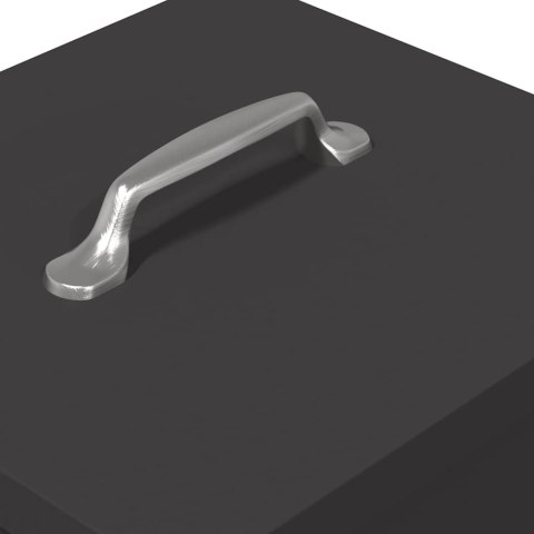 KARMNIK DLA KUR NA PEDAŁY CZARNY 25X42X40CM