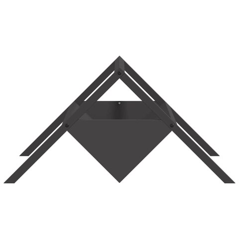 KORYTO DO KARMIENIA BYDŁA CZARNY 111X76X38CM