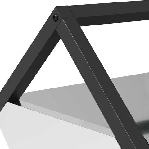 KORYTO DO KARMIENIA BYDŁA SREBRNY 111X76X38CM