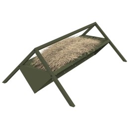 KORYTO DO KARMIENIA BYDŁA ZIELONY OLIWKOWY 111X76X38CM
