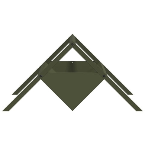 KORYTO DO KARMIENIA BYDŁA ZIELONY OLIWKOWY 111X76X38CM