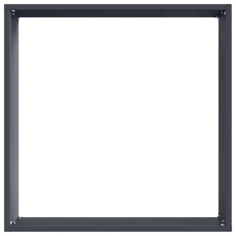 KRAWĘŻNIK DO TRAWNIKA 6 SZT ANTRACYT 40X40X13CM STAL