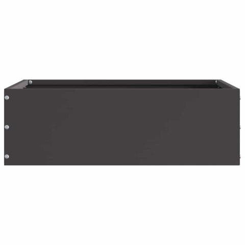 KRAWĘŻNIK DO TRAWNIKA 6 SZT CZARNY 40X40X13CM STAL