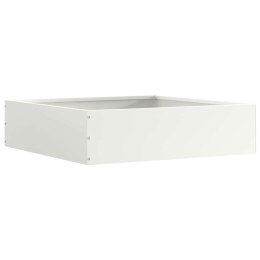 KRAWĘŻNIK DO TRAWNIKA BIAŁY 50X50X13CM STAL