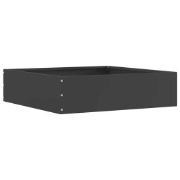 KRAWĘŻNIK DO TRAWNIKA CZARNY 50X50X13CM STAL