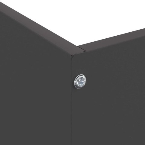 KRAWĘŻNIK DO TRAWNIKA CZARNY 50X50X13CM STAL