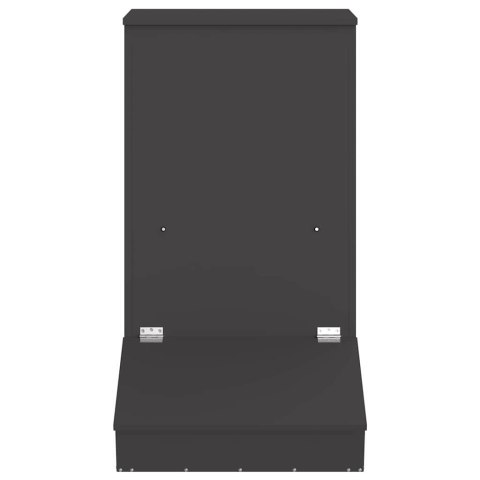 PODAJNIK DLA ŚWIŃ CZARNY 82X51X91,5CM STAL ZIMNOWALCOWANA