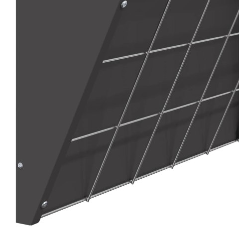 WISZĄCY POJEMNIK NA SIANO CZARNY 61X33X66CM