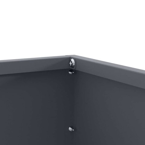 KRAWĘŻNIK DO TRAWNIKA ANTRACYT 60X60X13CM STAL