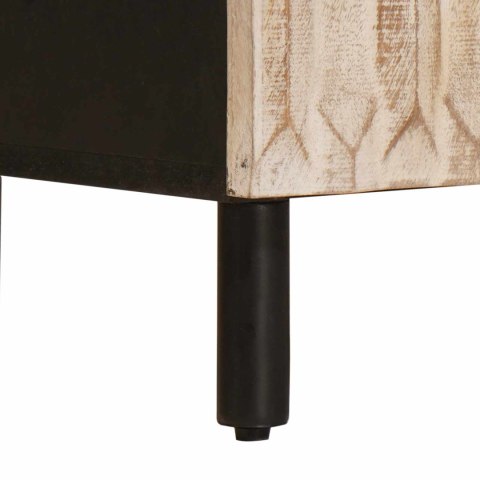 BUFET GEOMETRYCZNY WYKOŃCZENIE W KOLORZE BIAŁEGO PRANIA