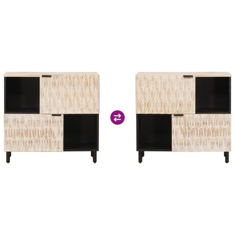 BUFET GŁADKI WYKOŃCZENIE W KOLORZE BIAŁEGO PRANIA