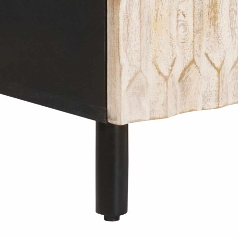 SZAFKA POD TELEWIZOR WYKOŃCZENIE W KOLORZE BIAŁEGO PRANIA