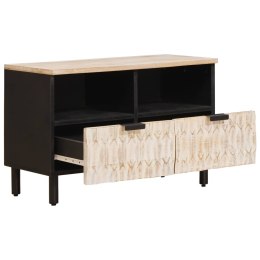 SZAFKA POD TELEWIZOR WYKOŃCZENIE W KOLORZE BIAŁEGO PRANIA