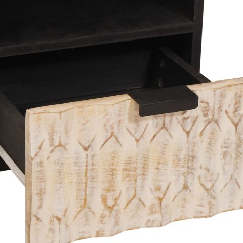 SZAFKA POD TELEWIZOR WYKOŃCZENIE W KOLORZE BIAŁEGO PRANIA