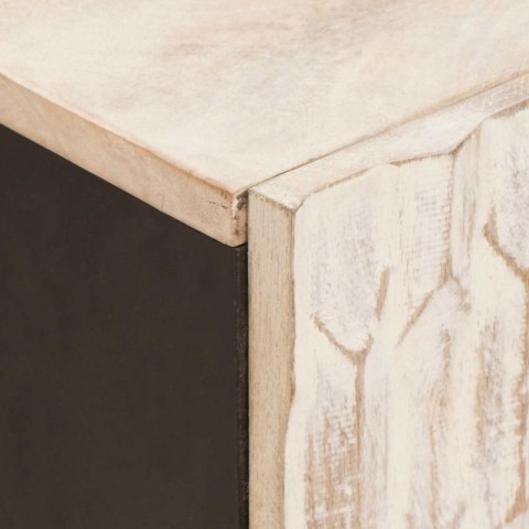 SZAFKA POD TELEWIZOR WYKOŃCZENIE W KOLORZE BIAŁEGO PRANIA