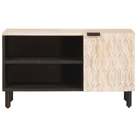 SZAFKA POD TELEWIZOR WYKOŃCZENIE W KOLORZE BIAŁEGO PRANIA