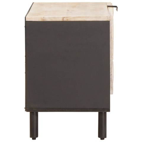 SZAFKA POD TELEWIZOR WYKOŃCZENIE W KOLORZE BIAŁEGO PRANIA