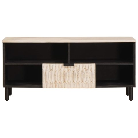 SZAFKA POD TELEWIZOR WYKOŃCZENIE W KOLORZE BIAŁEGO PRANIA