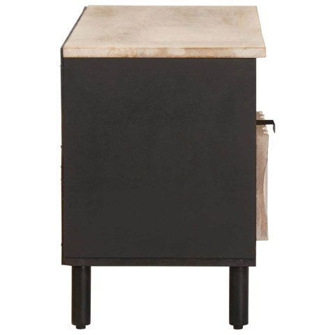 SZAFKA POD TELEWIZOR WYKOŃCZENIE W KOLORZE BIAŁEGO PRANIA