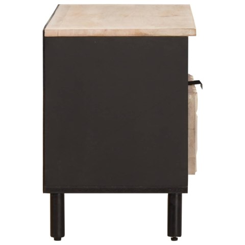 SZAFKA POD TELEWIZOR WYKOŃCZENIE W KOLORZE BIAŁEGO PRANIA