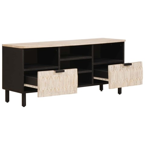 SZAFKA POD TELEWIZOR WYKOŃCZENIE W KOLORZE BIAŁEGO PRANIA